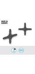 Micro-Drip-System příčný kus 4,6 mm (3/16), připojení