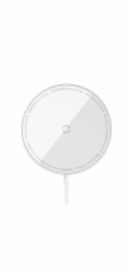 Baseus Charger Baseus Simple Mini3 Magsafe 15W (stříbrná) bezdrátová nabíječka