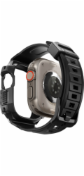 Spigen Spigen Rugged Armor Pro – Řemínek s pouzdrem pro Apple Watch Ultra 49 mm (černý)