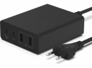 Belkin BOOST CHARGE 108W 4-portová USB-C Power Delivery GaN nástěnná nabíječka (USB-C 96W + USB-A 12W), černá