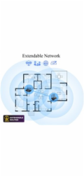 ASUS TUF-AX4200 (AX4200) WiFi 6 Extendable Gaming Router, 2.5G port, AiMesh, 4G/5G Mobile Tethering