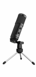 LORGAR mikrofon Soner 313 pro Streaming, kondenzátorový, Volume&Echo Knob, černý