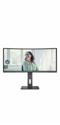 AOC CU34P3CV 34"W VA LED 3440x1440 20 000 000:1 4ms 300cd DP HDMI USB-C(65W) repro