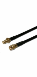 Koaxiální WLAN Antenní prodlužovací SMA male reverse - SMA female reverse ,1m