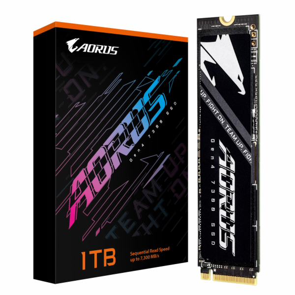 Gigabyte AORUS Gen4 7300/1TB/SSD/M.2 NVMe/Černá/Heatsink/5R