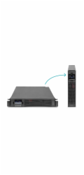 Nouzové napájecí zdroje UPS Online Rack 19 "LCD, 2000VA/2000W, 4x12V/9AH, 8XC13, USB, RS232, RJ45