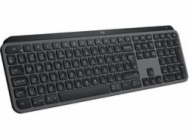 Logitech klávesnice MX Keys S/ bezdrátová/ Bluetooth/ USB-C/ US layout/ bílo-šedá
