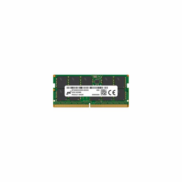 Micron DDR5 ECC SODIMM 32GB 2Rx8 4800 CL40 (16Gbit) (Sing...