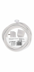 Prodlužovací kabel 7 m / 1 zásuvka / bílý / PVC / 1,5 mm2