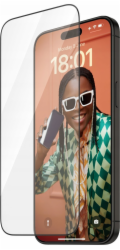 PanzerGlass ochranné sklo UWF Refresh pre iPhone 15 Pro Max - Black Frame