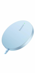 Baseus bezdrátová nabíječka do sítě Simple Mini3 15W USB-C modrá