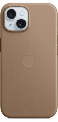 iPhone 15 FineWoven Case with MS - Taupe