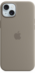 Apple Silikonové s MagSafe iPhone 15 Plus, jílově šedá MT133ZM/A Apple iPhone 15 Plus Silicone Case s MagSafe - Clay