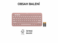 Logitech Pebble Keys 2 K380s - TONAL ROSE - US INT L - BT - INTNL-973 - UNIVERSAL