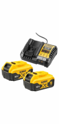 Sada startovacích baterií DEWALT DCB1104P2, 18V, nabíječka