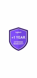 LOGITECH Extended Warranty Extended service agreement 1 year for Tap Scheduler Purpose-Built Scheduling Panel for Meeting Rooms