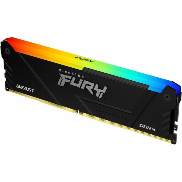 Kingston FURY Beast/DDR4/64GB/3200MHz/CL16/4x16GB/RGB/Black