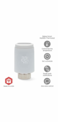 NEDIS chytré ovládání radiátorů/ ZigBee 3.0/ Android/ iOS/ bílo-černé