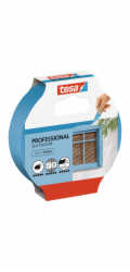 Tesa Kreppband 25m x 25mm Preci.outdoor Blau 04440