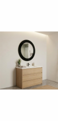 ZRCADLO ZÁVĚSNÉ KRUHÉ OMBRA 70 CM