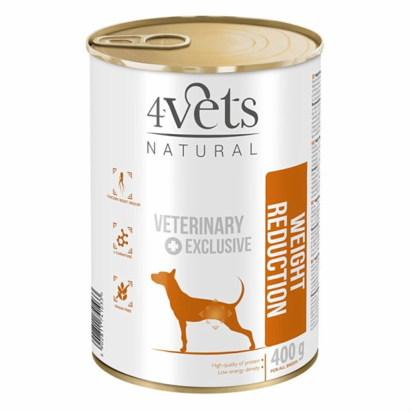 4VETS Natural Weight Reduction Dog - mokré krmivo pro psy...