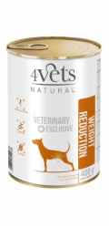 4VETS Natural Weight Reduction Dog - mokré krmivo pro psy - 400 g
