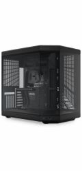HYTE skříň Y70 Pitch Black / levé a přední sklo / Riser PCIe 4.0 / bez zdroje / 1x USB-C / 2x USB-A