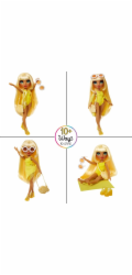 MGA Entertainment Plavecké kalhotky Rainbow High Swim & Style - Slunečné (žluté)