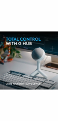 Logitech Yeti Orb RGB Gaming Mic with LIGHTSYNC - WHITE - USB