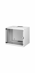 DIGITUS DN-49204 Nástěnná skříň 9U, SOHO PRO, nesmontovaná, 19", 460 x 540 x 400 mm, šedá (RAL 7035)