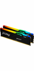 Kingston DIMM 32 GB DDR5-6000 (2x 16 GB) duální sada (černá, KF560C30BBEAK2-32, FURY Beast RGB, INTEL XMP, AMD EXPO)