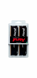 Kingston DIMM 64 GB DDR5-6400 (2x 32 GB) duální sada (černá, KF564C32BBEK2-64, FURY Beast, INTEL XMP, AMD EXPO)