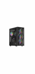 Genesis DIAXID 605 ARGB/Midi Tower/Transpar./Černá