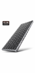 AXAGON HMC-KB-CS, USB 5Gbps hub s CZ/SK klávesnicí, HDMI 4K/60Hz, 3x USB-A, SD/mSD, audio, PD 100W
