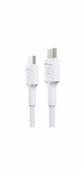 Green Cell PowerStream Cable White USB-C Type C 30cm with fast charging Power Delivery 60W, Ultra Charge, Quick Charge 3
