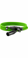 Rode Microphones Premium XLR kabel XLR3M-G zelený (světle zelený, 3 metry)