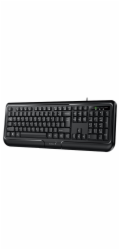 GENIUS KB-118 ver. II/ Drátová/ PS2/ černá/ CZ+SK layout