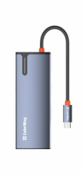 COLORWAY 5v1 USB hub/ 1x USB-C/ 1x HDMI/ 3x USB-A