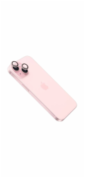Ochranná skla čoček fotoaparátů FIXED Camera Glass pro Apple iPhone 16/16 Plus, růžová