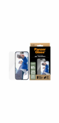 PanzerGlass - Ochrana obrazovky pro mobilní telefon - klasický tvar - sklo - pro Apple iPhone 15, 16