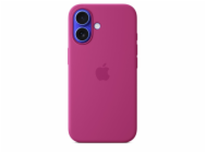 iPhone 16 Silicone Case with MS - Fuchsia
