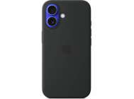 iPhone 16 Silicone Case with MS - Black