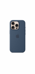 iPhone 16 Pro Silicone Case with MS - Denim