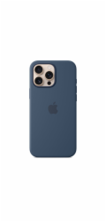iPhone 16 Pro Max Silicone Case with MS - Denim