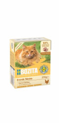 BOZITA Fresh Menu Sterilised Extra Chicken - mokré krmivo pro kočky - 370g