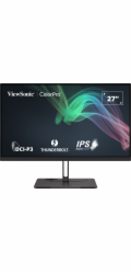ViewSonic VP2776T-4K/27" 16:9 3840 x 2160 3 sides Frameless SuperClear IPS Monitor with 100% sRGB,98% DCI-P3,Thunderbolt