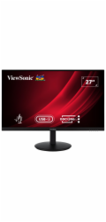 ViewSonic VG2709U-2 / 27" QHD Frameless IPS Monitor with HDMI, DP in, DP out, USB type C, RJ45 , USB, Daisy Chain