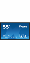 iiyama ProLite TF5539AS-B1AG - 55" Třída úhlopříčky displej LCD s LED podsvícením - digital signage - s vestavěný mediální přehrávač a dotyková obrazovka (multi touch) - Android - 4K UHD (2160p) 3840 