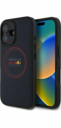 Red Bull RBHMP16M24PUILVR iPhone 16 Plus 6.7 pevné pouzdro tmavě modrá/námořnická kožený červený prsten MagSafe