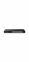 Tenda TEG1128P-24-410W PoE+ Gigabit switch 24x 1Gb/s PoE+ 802.3af/at + 2x SFP + 2x RJ45, 370W, Rack